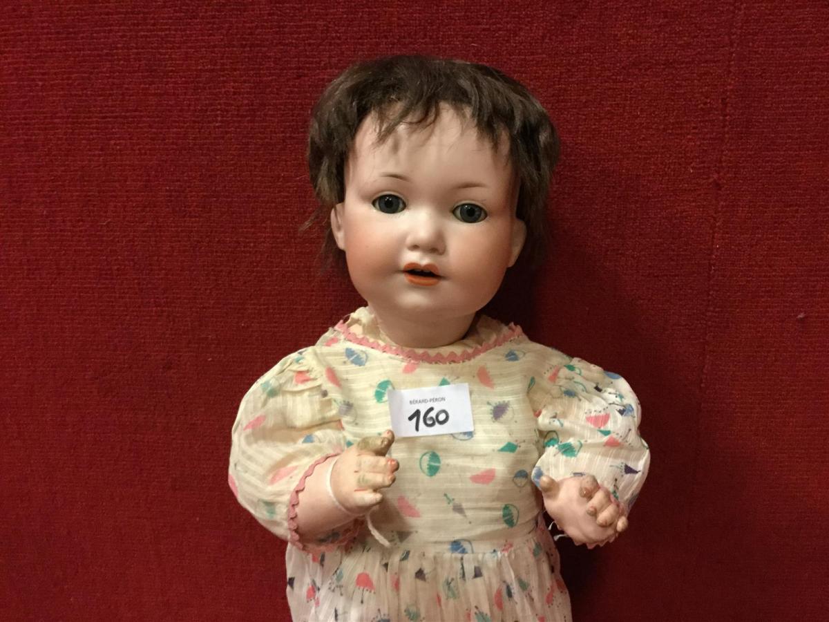 Belle Poupée Ancienne Bébé Caractère - Fabriquée En France, Vintage