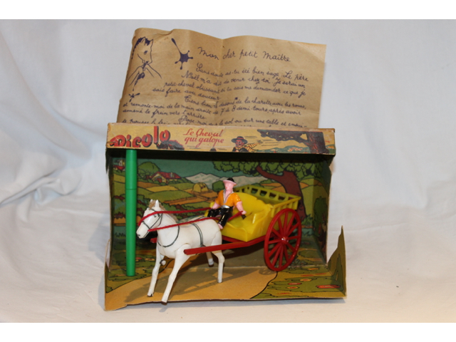 MANÈGE DE PETITS chevaux JEP France 1955 tôle EUR 60,00 - PicClick FR