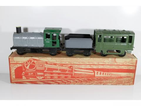 ANCIEN JOUET TRAIN Grand Wagon Jep En Tole EUR 34,00 - FR