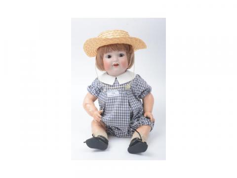 Poupée Ancienne Simon Halbig 24 Cm – Tête Porcelaine, Bouche Fermée, Moule 120, Très Bon état