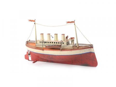 JEP paquebot bateau mécanique 25 cm RARE