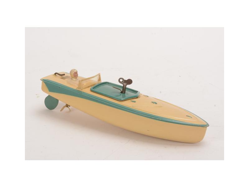 HORNBY CANOT MECANIQUE Mechanic. boat FREGATE N° 3 - 42 CM POUR PIECES For parts EUR 99,00 - FR