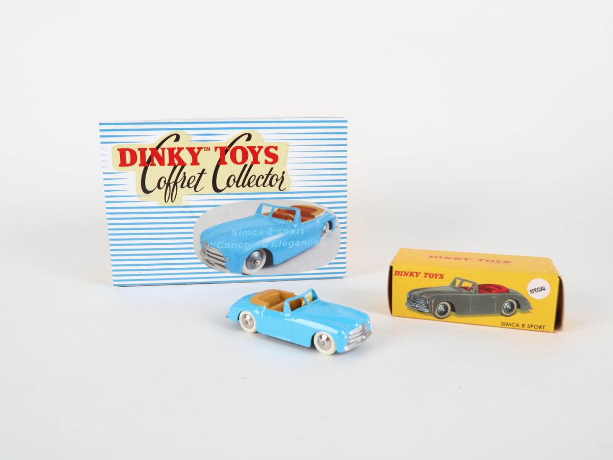 DINKY TOYS 24S SIMCA 8 SPORT IVOIRE – Miniature De Collection France Métal