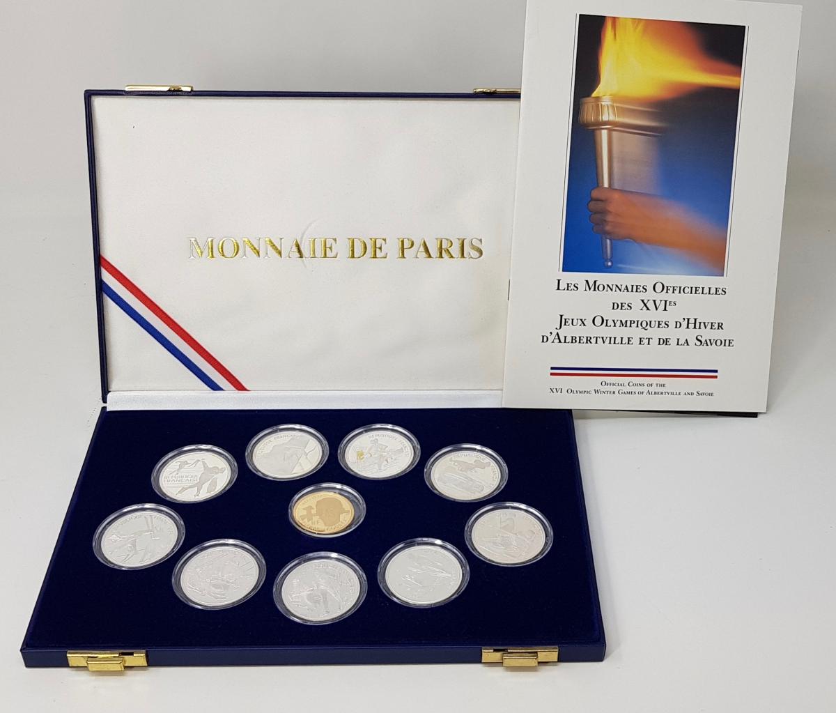 Lot De 3 Verres Collector Jeux Olympiques Albertville 92 - État Général Correct