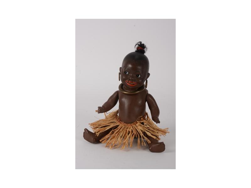 Bamboula Noir Ref: F 26 cm Poupée Ancienne Reproduction