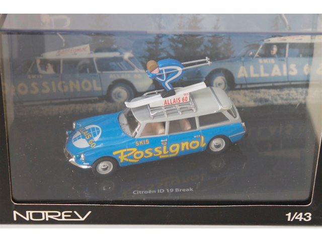 Norev 1/43 - Citroen DS ID Break RTL Luxembourg 1963