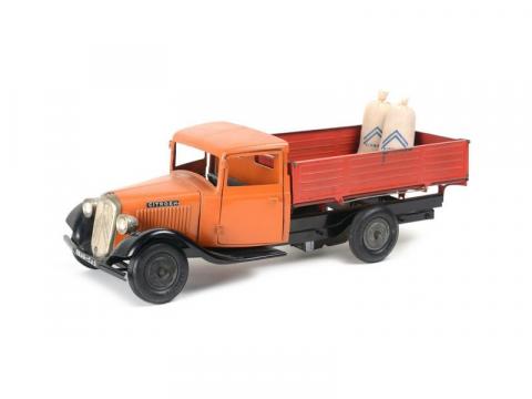 Jouet Citroën – Camion T23 Plateau à Ridelle Vert, Tôle (occasion)