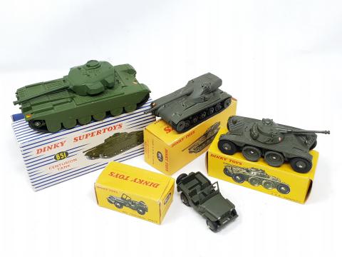 Dinky Toys. 2 modèles. 80C Char AMX 13T - Lot 349 - Phidias