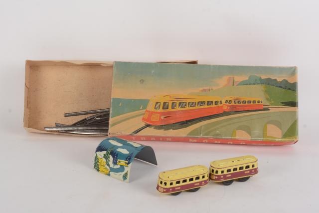 Chariot De Gare Mécanique La Hotte St-Nicolas – Tôle, Années 1950, Avec Boîte