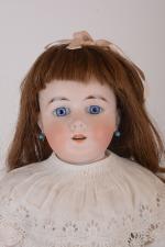 Ancienne poupee tete porcelaine gebruder kuhnlenz