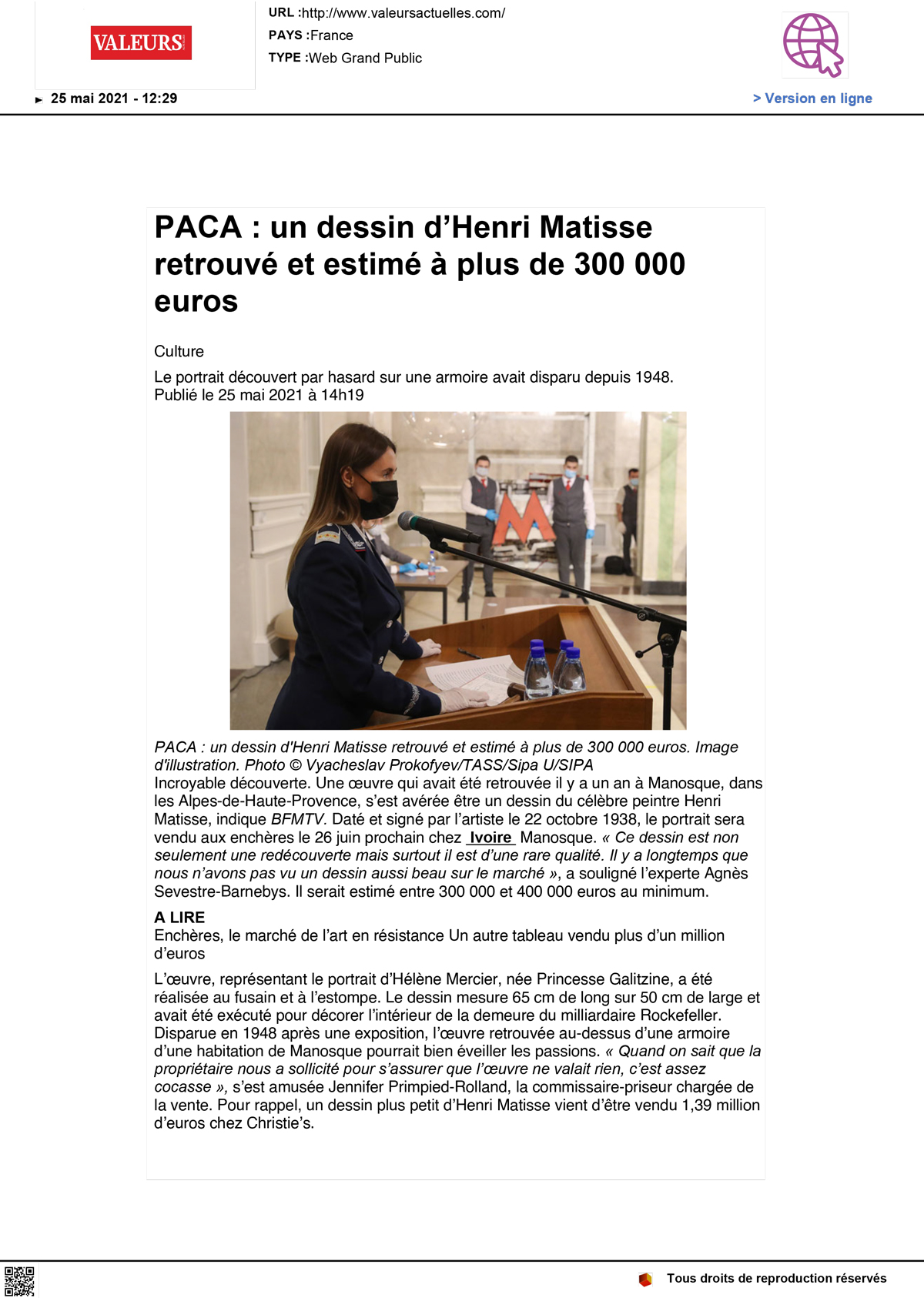 Valeurs Actuelles Valeurs Actuelles