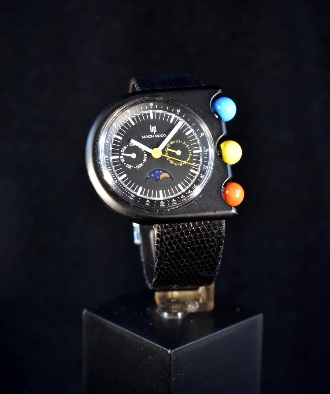 Cadran De Montre LIP Mach 2000 Tallon Avec Phase De Lune - Diamètre 27,77 Mm - Neuf De Stock