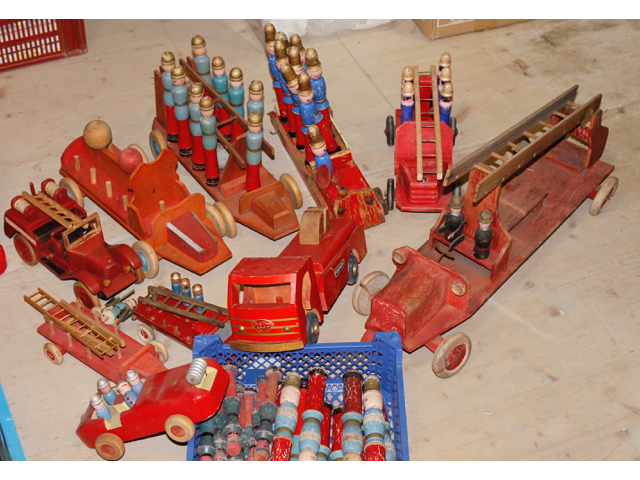 Lot exceptionnel véhicules pompiers vintage - Collection
