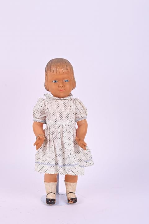 ANCIENNE PETITE POUPEE PETIT COLIN FRANCE n°130 avec poincon tete d