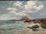 Maxime MAUFRA (1861-1918)
Guimaëc, plage de Beg an Fry, Finistère, 1906....