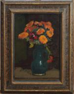 Lucien FONTANAROSA (1912-1975)
Bouquet de fleurs, circa 1950. 
Huile sur toile...
