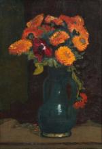 Lucien FONTANAROSA (1912-1975)
Bouquet de fleurs, circa 1950. 
Huile sur toile...