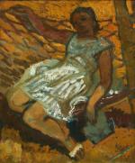 Lucien FONTANAROSA (1912-1975)
Jeune fille au hamac
Huile sur toile signée du...