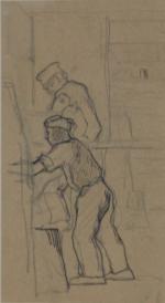 Maximilien LUCE (1858-1941)
Etude de personnages
Dessin
16 x 9 cm
On y joint...