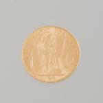 une PIECE 20 francs or 1898