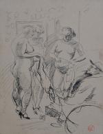 Jean LAUNOIS (1898-1942)
L'homme et la prostituée, 
L'homme et les prostituées
Deux...