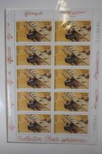 4 feuillets de 10 timbres de France des PA n°61,62,63,64...