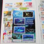 1 petit album rouge de Polynésie Française, blocs (dont blocs...