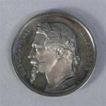 36 - Auguste GODARD D'AUCOUR (1815-1904) Médaille en argent du...