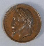 38 - EXPOSITION UNIVERSELLE de 1862 Médaille en bronze à...