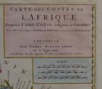 d'après Nicolas DE FER (1646-1720)
Carte des Costes de l'Afrique, Guinée...
