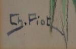 Ch. PIOT (XXème)
Perroquets
Aquarelle signée en bas à gauche
31 x 23...