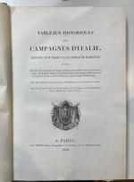 Tableaux historiques des Campagnes d'Italie, depuis l'an IV jusqu'à la...