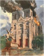 Pierre BERNAY
L'épreuve, Saint Donatien en flammes
Huile sur toile signée en...