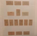 Dahomey n°18 à 32, série Palmiers complète, timbres neufs avec...