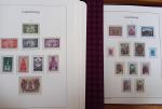 Luxembourg, début de collection de timbres neufs et oblitérés dans...