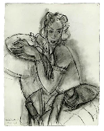 Henri Matisse (1869-1954)<br />
Portrait d’Hélène Mercier, née Princesse Galitzine, assise, 1938<br />
Dessin au fusain et à l’estompe, signé et daté 22/10/38 en bas à gauche<br />
Porte au dos des indications PH Vaux 2425 et 3116 – D19<br />
65,5 x 50,5 cm<br />
Œuvre de l’artis Henri Matisse (1869-1954)<br />
Portrait d’Hélène Mercier, née Princesse Galitzine, assise, 1938<br />
Dessin au fusain et à l’estompe, signé et daté 22/10/38 en bas à gauche<br />
Porte au dos des indications PH Vaux 2425 et 3116 – D19<br />
65,5 x 50,5 cm<br />
Œuvre de l’artis