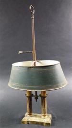 Lampe de bureau de style Louis XVI à deux lumières...