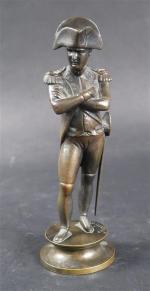 PRADIER James (1790-1852) : Napoléon-Bonaparte. Bronze patiné, signé. Haut ...