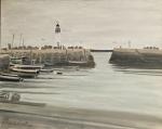 Paul NASSIVET (1904-1977)
Quiberon, brouillard à Port Haliguen
Huile sur toile signée...