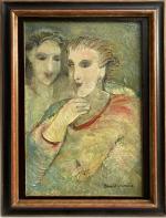Franck BENOIST GIRONIERE dit GIRO (né en 1945)
Portrait de dames
Huile...