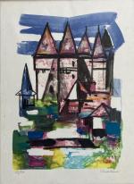 Claude VENARD (1913-1999)
Le chateau de Val
Lithographie signée en bas à...