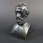 CHARDIGNY Pierre-Joseph (1794-1866) : Buste de Michel-Ange. Bronze à patine...