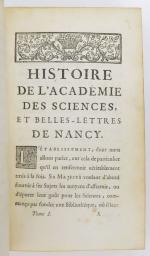 [Nancy]. Mémoires de la Société Royales des Sciences et Belles-Lettres...