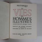 DECARIS (Albert) & PLUTARQUE. La Vie des Hommes illustres. Traduction...