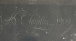 Arthur CHAPLIN (1869-1935)
Le bouquet abandonné, 1909. 
Huile sur panneau signée...