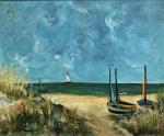 Roger ESCUDIE (1920-1990)
Noirmoutier, la plage
Huile sur toile signée en bas...