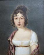 Ecole FRANCAISE du début du XIXe siècle
Portrait de Adèle de...