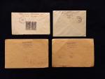 Poste aérienne 1929-1930 : petite archive de 4 lettres dont...