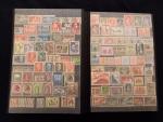 Belgique : dans deux classeurs, collection de timbres neufs avec...