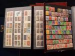 France, dans 7 classeurs, collection de timbres en grande majorité...